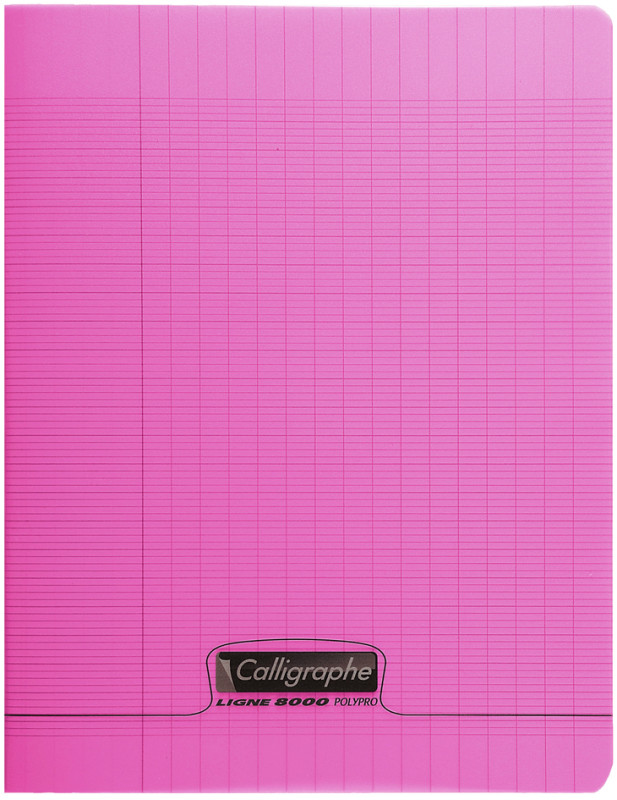 Calligraphe Cahier 8000 POLYPRO, 170 x 220 mm, rouge