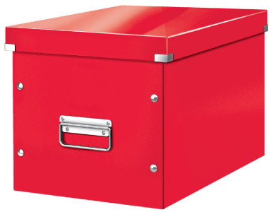 LEITZ Boîte de rangement Click & Store WOW Cube L, blanc