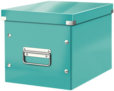 LEITZ Boîte de rangement Click & Store WOW Cube L, bleu