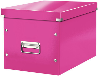 LEITZ Boîte de rangement Click & Store WOW Cube L, violet