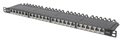 DIGITUS 19 « Patch Panel Kat.6, EA Klasse, 24 Port, le degré