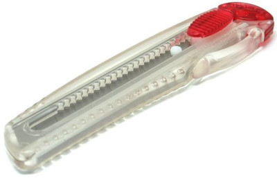 NT Cutter iL 120 P, boîtier en plastique, rouge-transparent