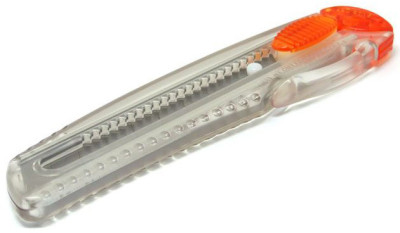 NT Cutter iL 120 P, boîtier en plastique, orange-transparent