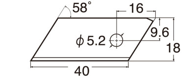 NT Cutter Lame de rechange BR 400 P, largeur de lame: 12,5mm