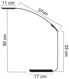 UNiLUX LED-Tischleuchte TIMELIGHT, dimmbar, schwarz