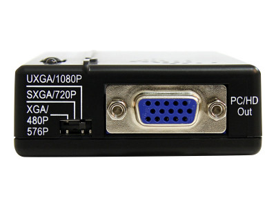 Startech : COMPOSITE et S-VIDEO TO VGA VIDEO SCAN CONVERTER