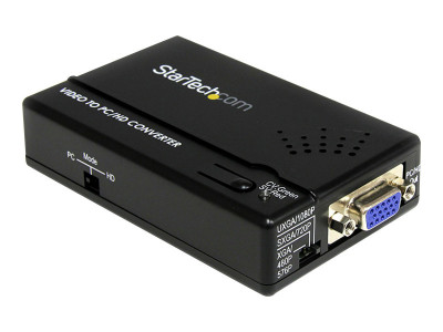 Startech : COMPOSITE et S-VIDEO TO VGA VIDEO SCAN CONVERTER