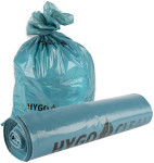 franz mensch Sac poubelle, 120 litres, en LDPE, bleu