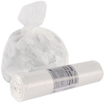 franz mensch Sac poubelle, 60 l, 10 microns, transparent