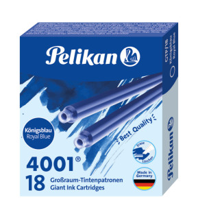 Pelikan Cartouche d'encre longue 4001 GTP/18, bleu roi