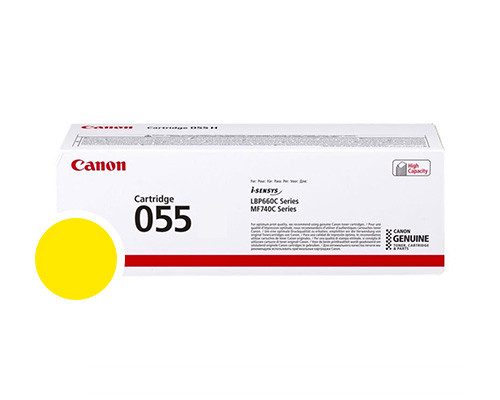 Canon toner 055 Y cartouche 055Y pour i-Sensys série MF740 et LBP660