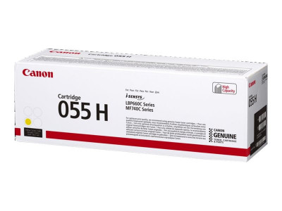 Canon toner 055 H Y cartouche 055Y Grande capacité pour i-Sensys série MF740 et LBP660