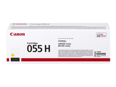 Canon toner 055 H Y cartouche 055Y Grande capacité pour i-Sensys série MF740 et LBP660