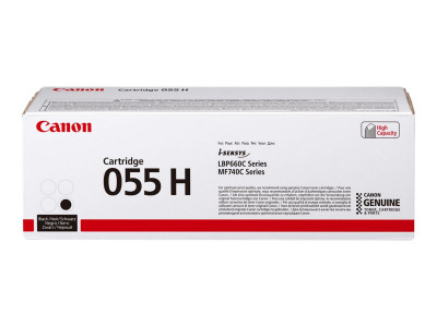 Canon toner 055 H BK cartouche 055BK Grande capacité pour i-Sensys série MF740 et LBP660