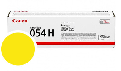 Canon 054HY Toner Jaune 054H Haute capacité 2300 pages pour i-Sensys MF640