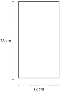 franz mensch Sac hygiénique en papier, imprimé, blanc