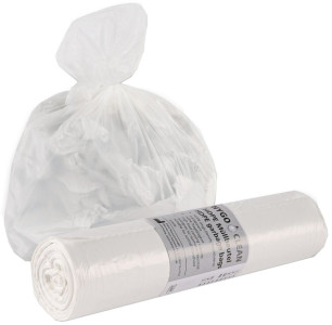franz mensch Sac poubelle, 18 l, 8 microns, transparent
