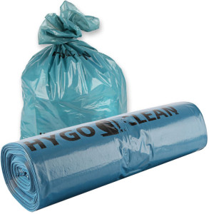 franz mensch Sac poubelle, bleu, 160 litres, LDPE