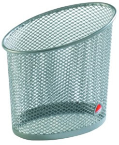 ALBA Stifteköcher MESHCUP M, à partir de fil métallique, gris