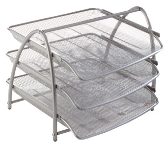 ALBA Briefablage MESHTRAY3 BC, A4, métal fil, blanc