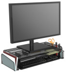 ALBA support de moniteur MESHUP N, à partir de fil métallique, noir