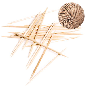Franz Mensch cure-dent  NATURE Star, en bois, en vrac