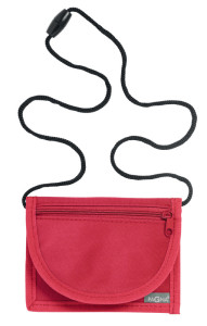 Pochette de cou Pagna, nylon, rouge