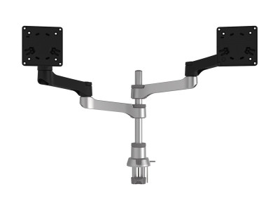 R-Go Tools R-Go Zepher 4 C2, Bras double écran circulaire fixation bureau
