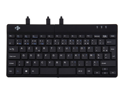 R-Go Tools R-Go Split Break Clavier Ergonomique, AZERTY (FR), noir, filaire