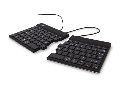 R-Go Tools R-Go Split Break Clavier Ergonomique, AZERTY (FR), noir, filaire