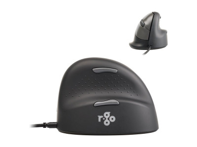 R-Go Tools HE Mouse, Souris ergonomique droitier filaire Moyen