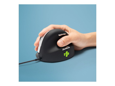 R-Go Tools HE Mouse, Souris ergonomique droitier filaire Moyen