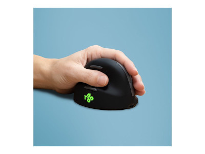 R-Go Tools R-Go HE Mouse, Souris ergonomique gaucher sans fil Moyen