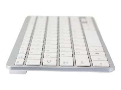 R-Go Tools R-Go Clavier Compact, AZERTY (FR), blanc, filaire