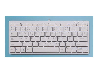 R-Go Tools : R-GO COMPACT KEYBOARD ES LAYOUT AZERTY WHT WIRED sp