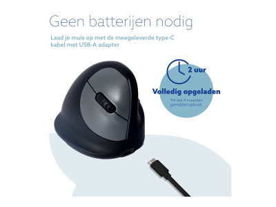 R-Go Souris ergonomique HE Break pour droitiers Bluetooth