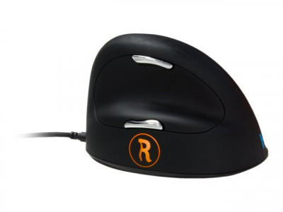 R-Go Tools R-Go HE Break Mouse, Souris ergonomique droitier filaire, Logiciel anti-RSI, Grand