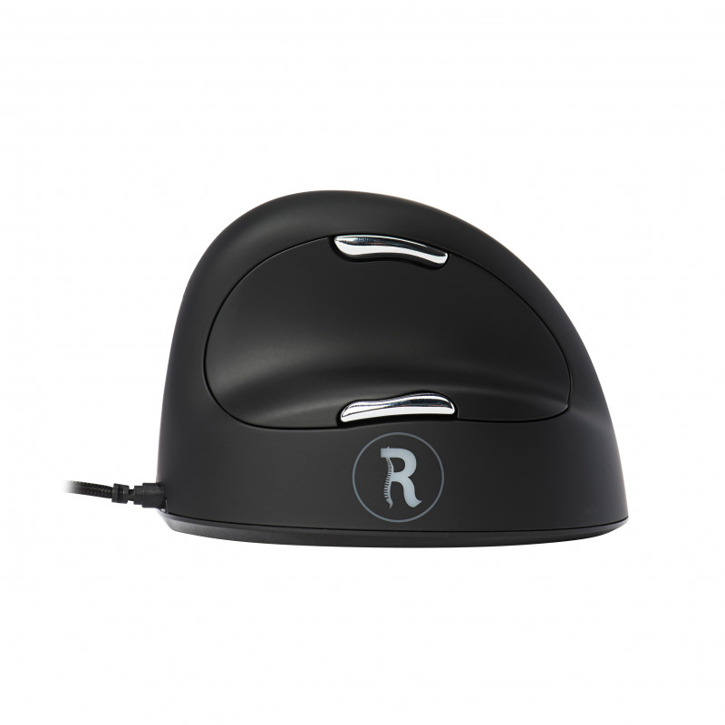 R-Go Tools R-Go HE Break Mouse, Souris ergonomique droitier filaire, Logiciel anti-RSI, Grand