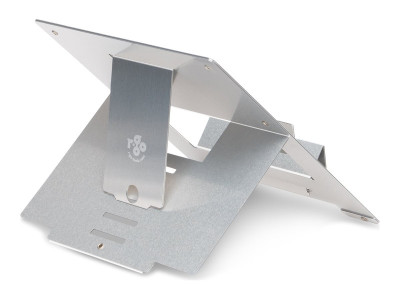 R-Go Tools R-Go Riser Flexible Support pour ordinateur portable, réglable, argenté