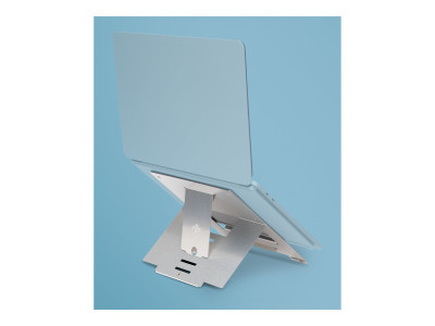 R-Go Tools R-Go Riser Flexible Support pour ordinateur portable, réglable, argenté