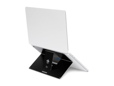 R-Go Tools R-Go Riser Attachable Support pour ordinateur portable réglable, noir