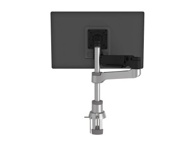 R-Go Tools R-Go Caparo 4 D2, Bras simple écran Circulaire fixation bureau, ressort à gaz