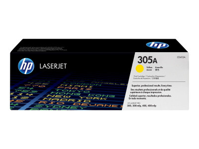 HP cartouche toner 305A Jaune LaserJet