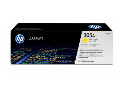 HP cartouche toner 305A Jaune LaserJet