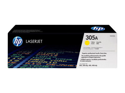 HP cartouche toner 305A Jaune LaserJet