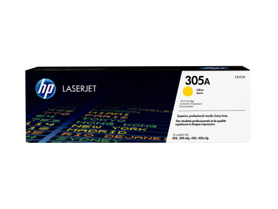 HP cartouche toner 305A Jaune LaserJet