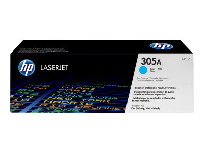 HP : cartouche toner 305A CYAN LaserJet