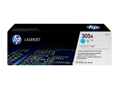 HP : cartouche toner 305A CYAN LaserJet