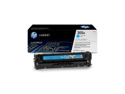 HP : cartouche toner 305A CYAN LaserJet