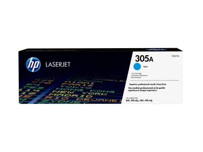 HP : cartouche toner 305A CYAN LaserJet